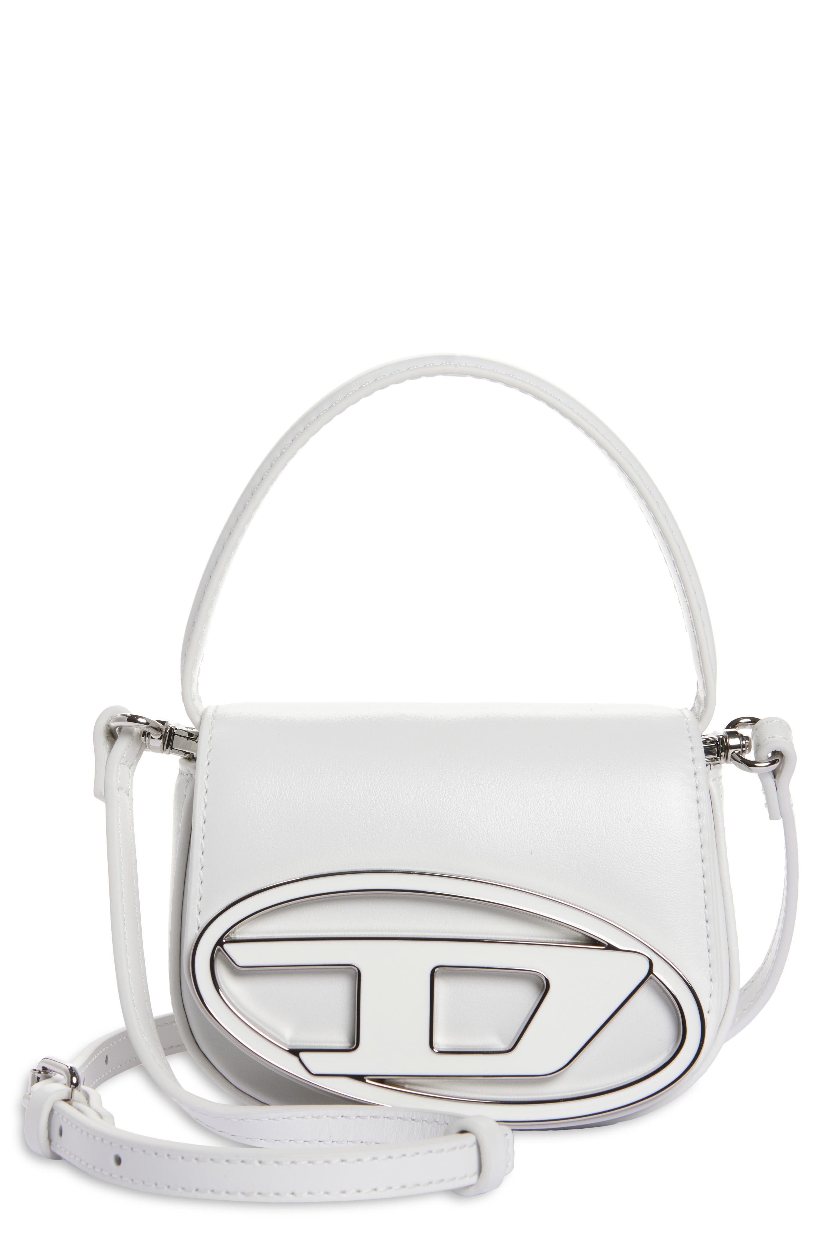 DIESEL<sup>®</sup> X-Small 1DR Leather Crossbody Bag, Main, color, 