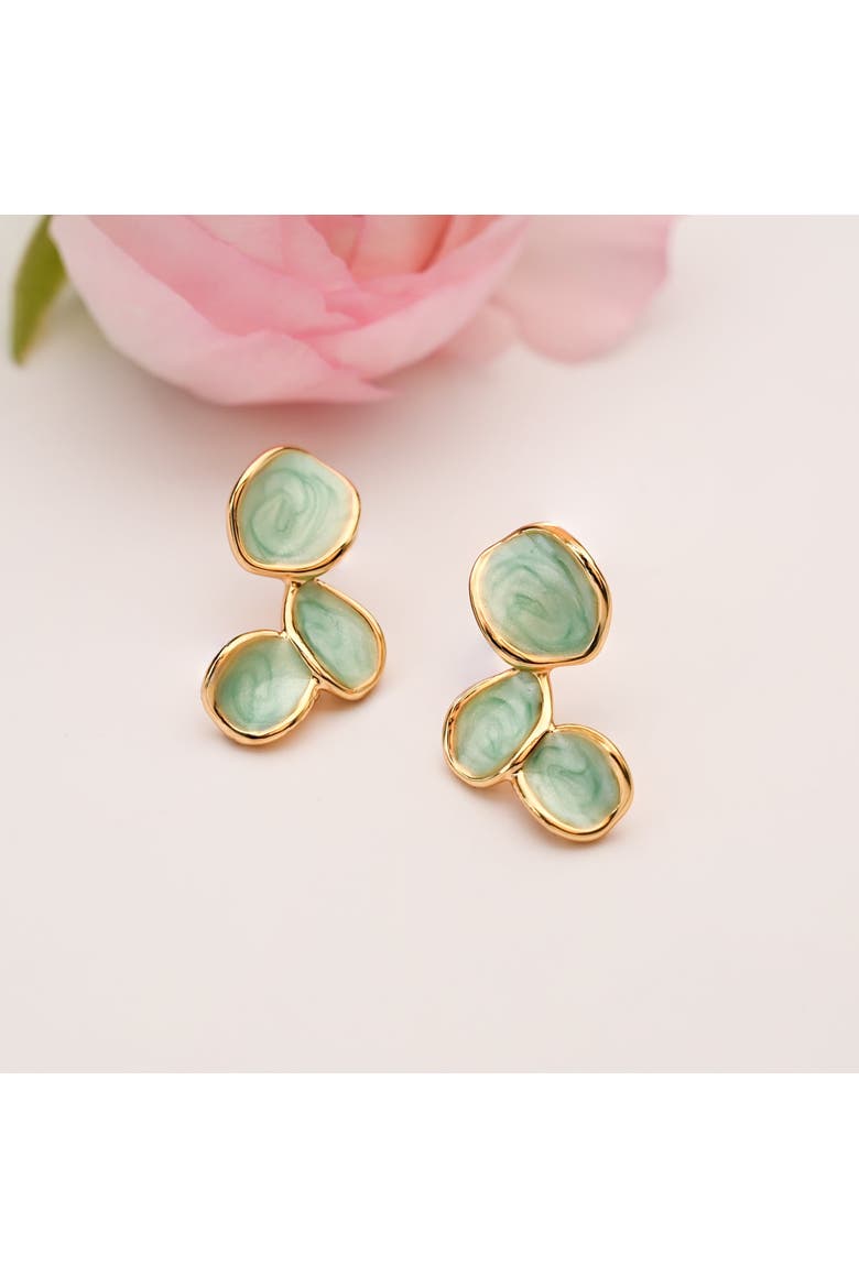Hope Echo Earrings in Mint, Alternate, color, Mint