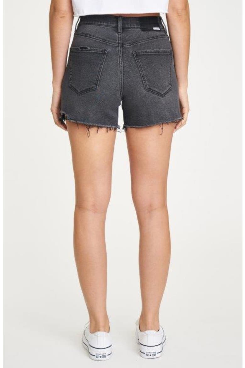 Bottom Line Cutoff Denim Short, Alternate, color, ASHES