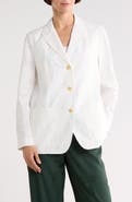 Lafayette 148 New York Patch Pocket Blazer