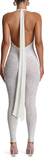 Burnout Open Back Jumpsuit