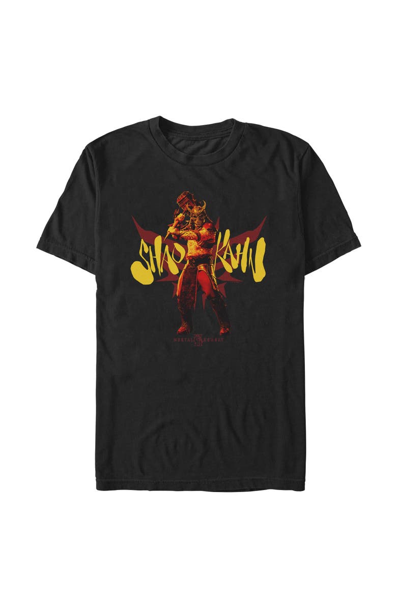 Mortal Kombat II Men's Mortal Kombat II Shao Kahn Wrath Hammer Pose Graphic T-Shirt, Main, color, Black