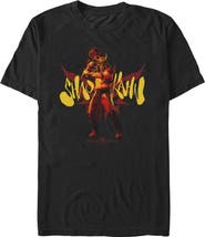 Mortal Kombat II Men's Mortal Kombat II Shao Kahn Wrath Hammer Pose Graphic T-Shirt