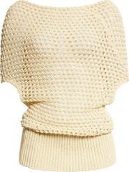 OSSOU Reid Organic Cotton Blend Crochet Sweater