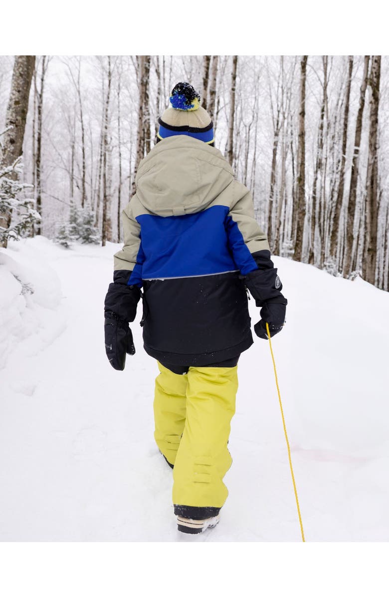 Deux par Deux Boy Two-Piece Play Snowsuit, Alternate, color, Bright Yellow Green