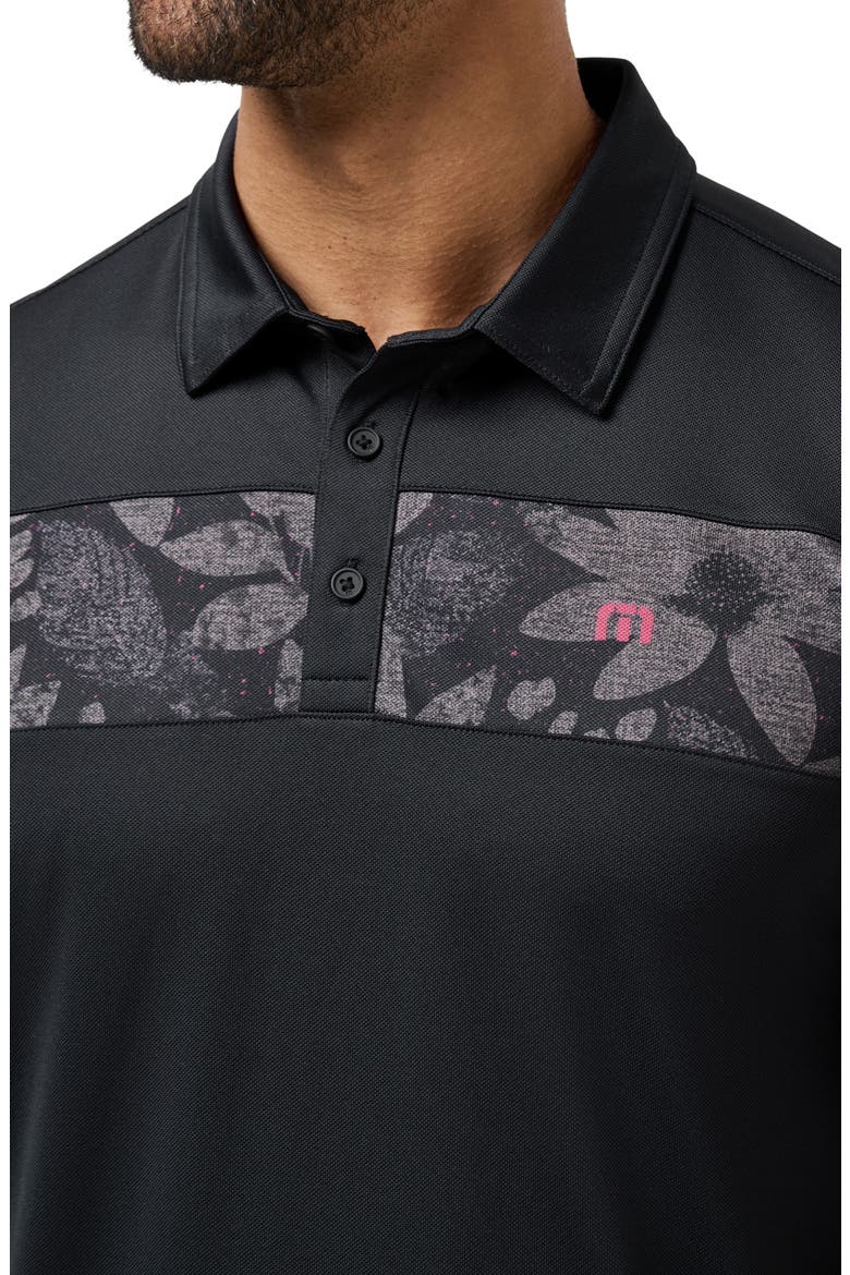 Good Good Chest Stripe Polo, Alternate, color, BLACK/ DAMSON