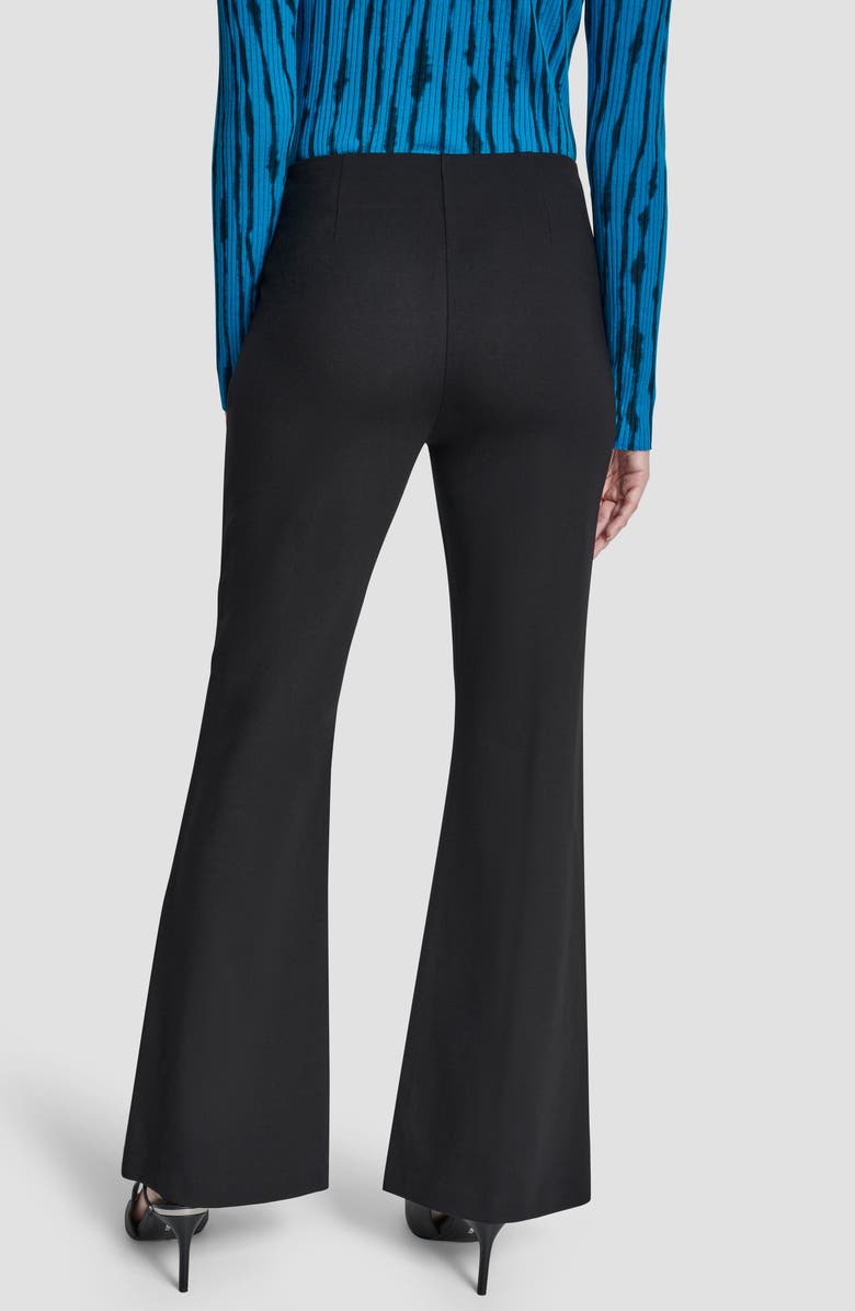 DKNY Front Seam Flare Pants, Alternate, color, Black