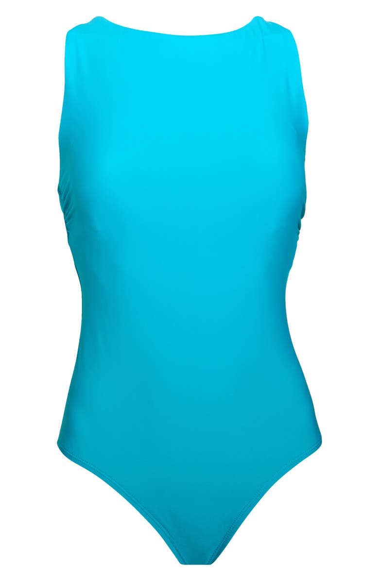 JANTZEN Layla Ombré Crossback One-Piece Swimsuit, Alternate, color, 