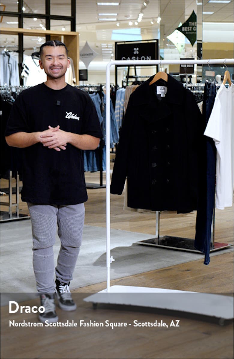 Wool Blend Peacoat, sales video thumbnail