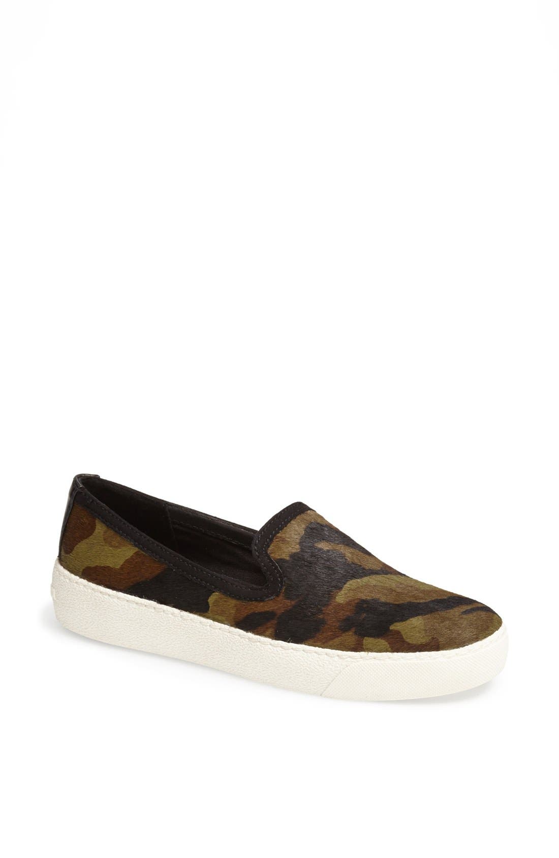 'Becker' Slip On, Main, color, OLIVE/ BLACK