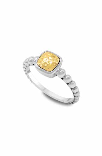 Square Cut Bubble Band Ring