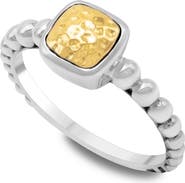 SAMUEL B. Square Cut Bubble Band Ring