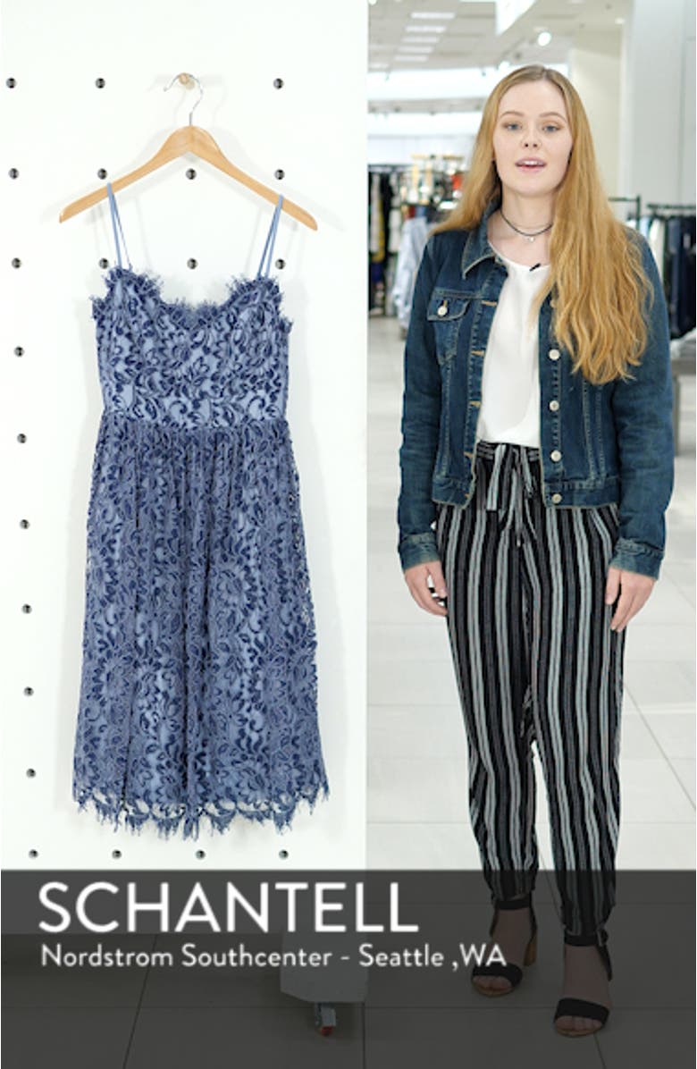 Gathered Lace Midi Dress, sales video thumbnail