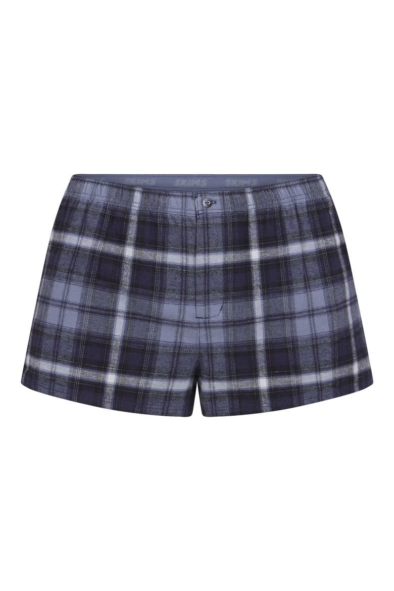 Flannel Sleep Short Boxers, Alternate, color, CONCORD PLAID