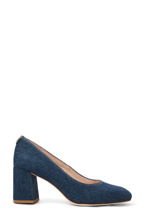 Jack Rogers Lenora Block Heel Pump In Blue