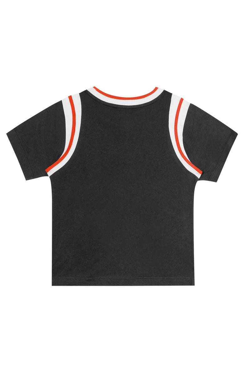 Outerstuff Toddler Fanatics Branded Black/Gray San Francisco Giants Bases Loaded T-Shirt & Shorts Set, Alternate, color,