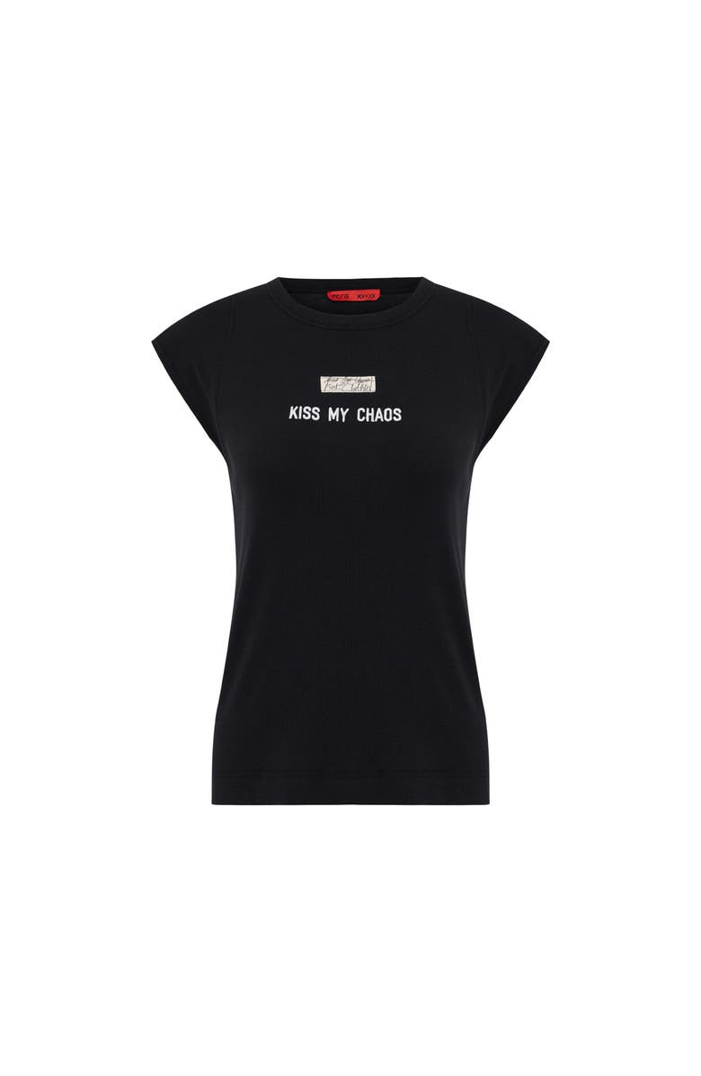 PCFG Rib Tank Top With Patch, Main, color, Black