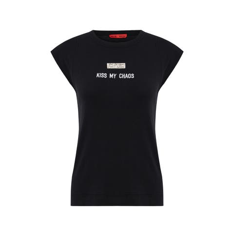 Rib Tank Top With Patch