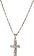 EYE CANDY LOS ANGELES Men's Elliot Cross Pendant Necklace
