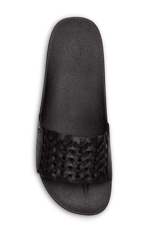 Olukai Kamola Slide Sandal In Black