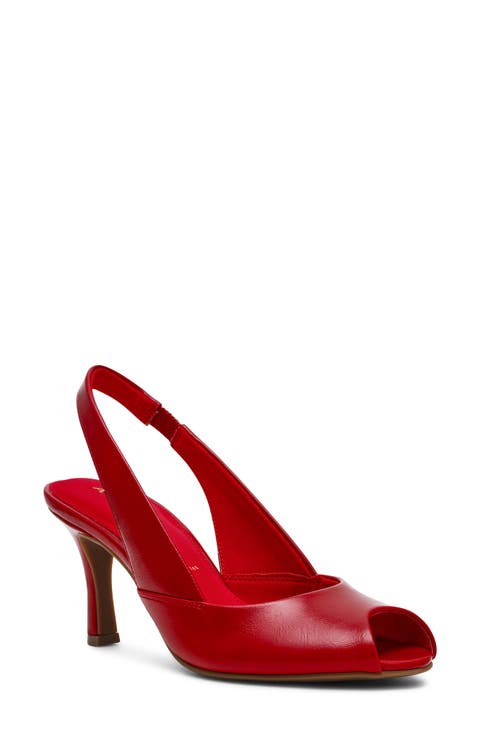 Jovi Slingback Peep Toe Pump (Women)