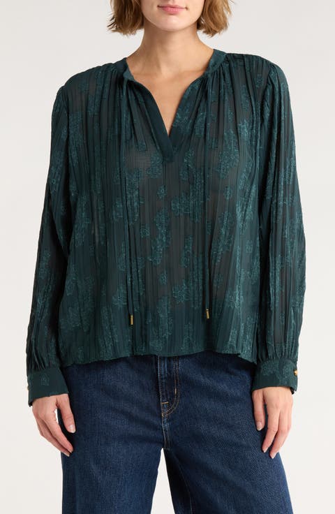 Jacquard Boho Top