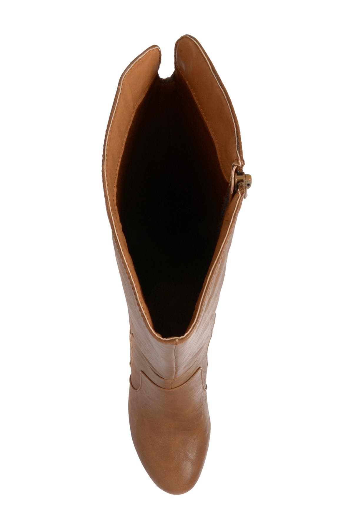 Journee Collection JOURNEE Carver Heeled Tall Boot, Alternate, color, Tan