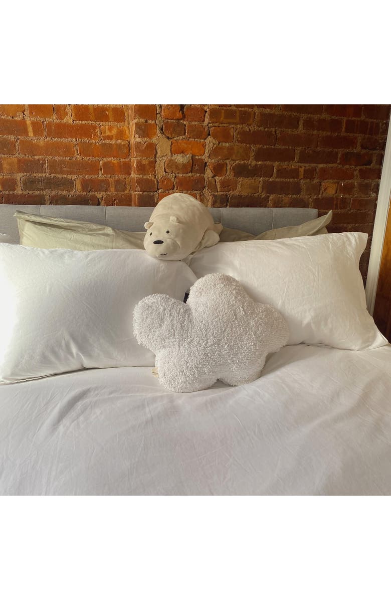 Lorena Canals Floor Cushion Clouds, Alternate, color, White