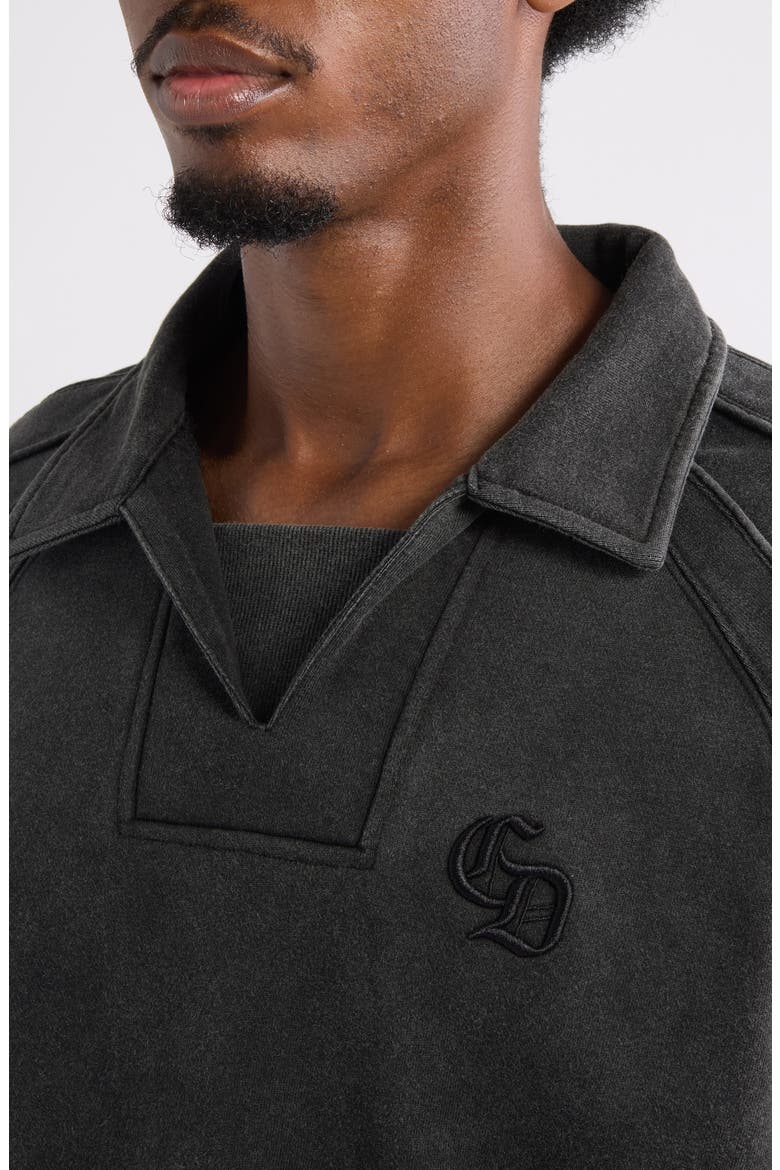 Wavy Seam Training Sweatshirt, Alternate, color, WASHED BLACK