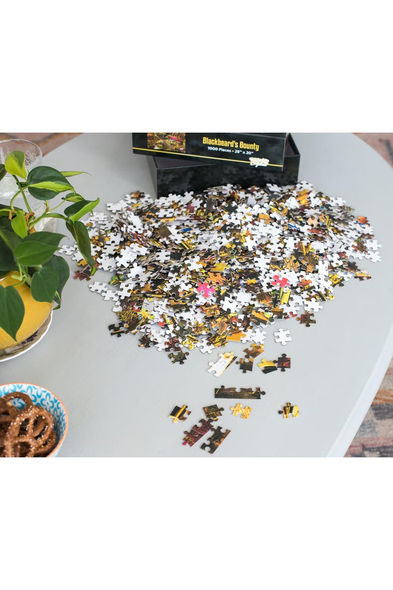 Blackbeard's Bounty Pirate Treasure Puzzle | 1000 Piece Jigsaw Puzzle, Alternate, color, Multi-Color