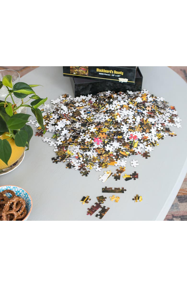 Toynk Blackbeard's Bounty Pirate Treasure Puzzle | 1000 Piece Jigsaw Puzzle, Alternate, color, Multi-Color