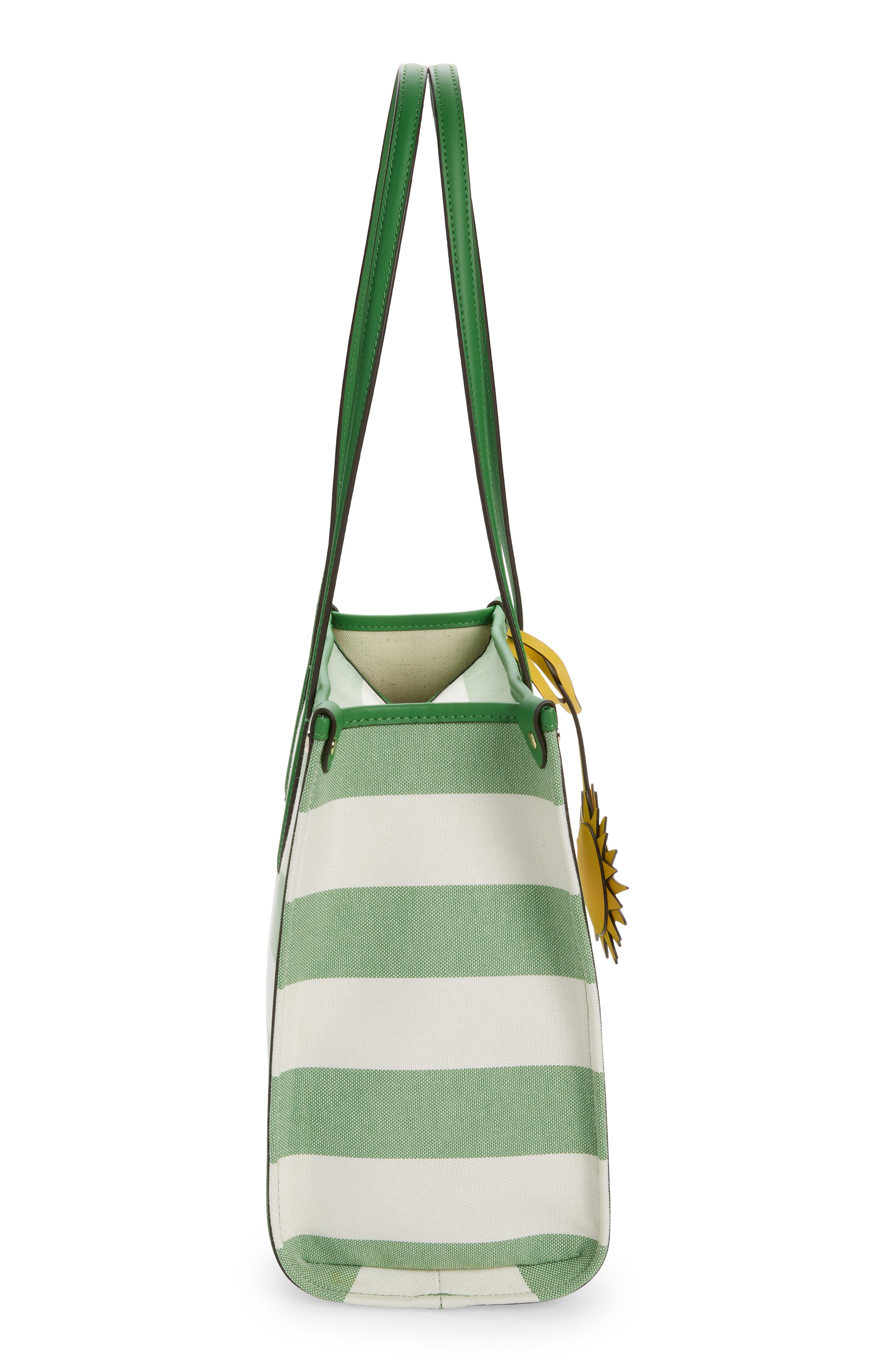 Kate Spade New York market cabana medium canvas tote bag, Alternate, color, 