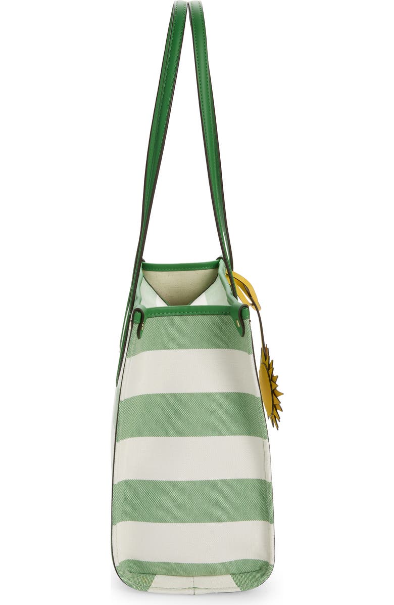 Kate Spade New York market cabana medium canvas tote bag, Alternate, color,