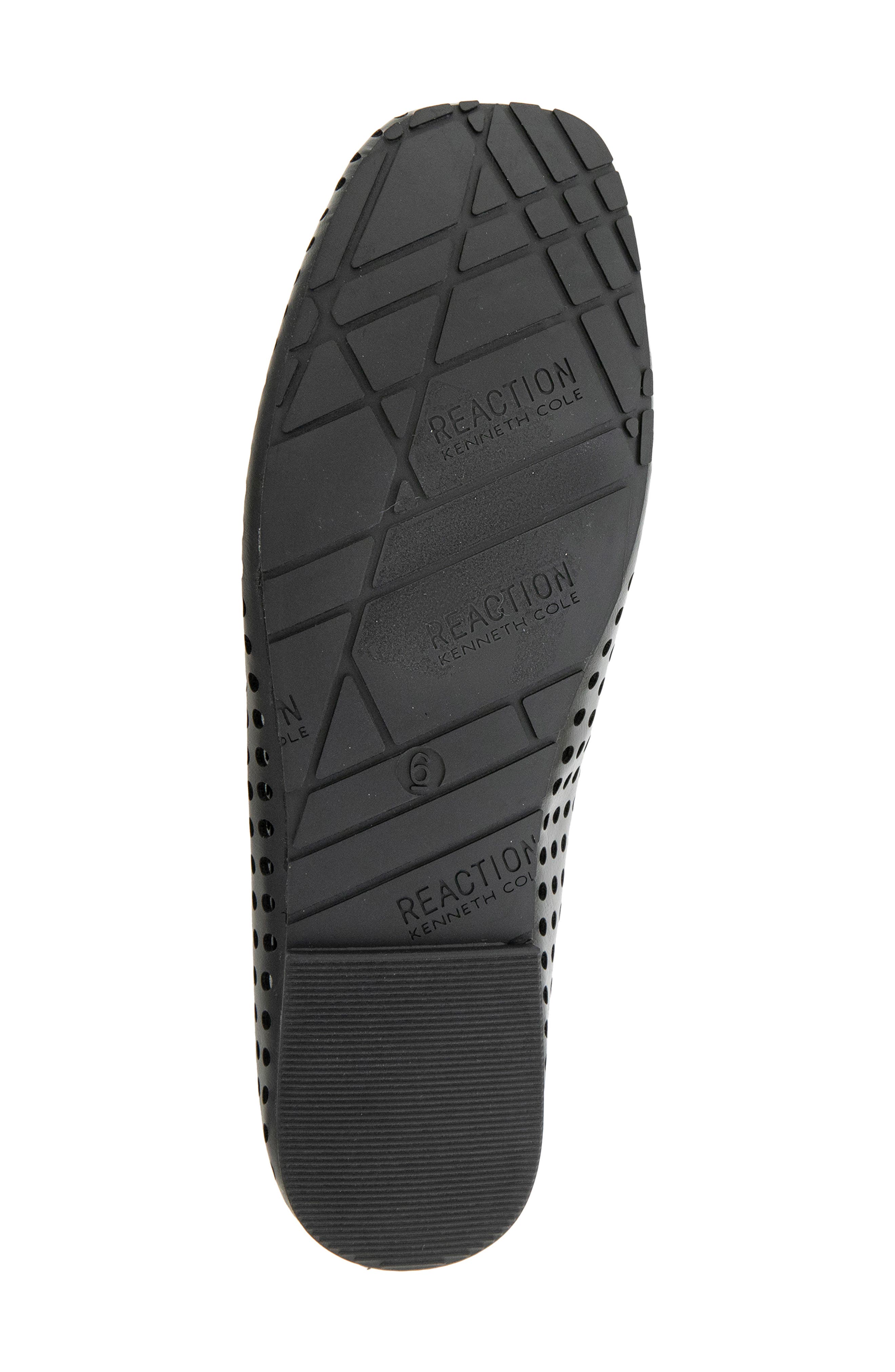 Elstree Perforated Ballet Flat, Alternate, color, BLACK