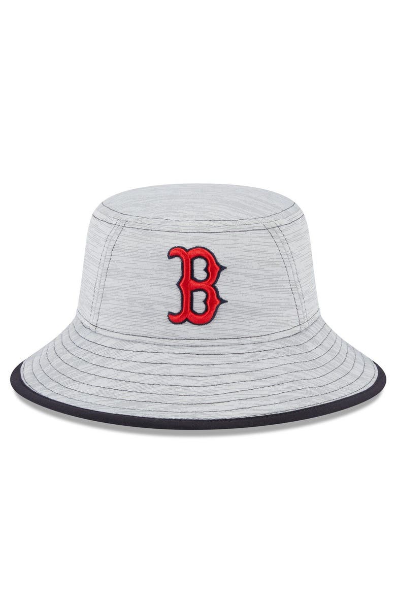 New Era Men's New Era  Gray Boston Red Sox Game Bucket Hat, Main, color, Gray