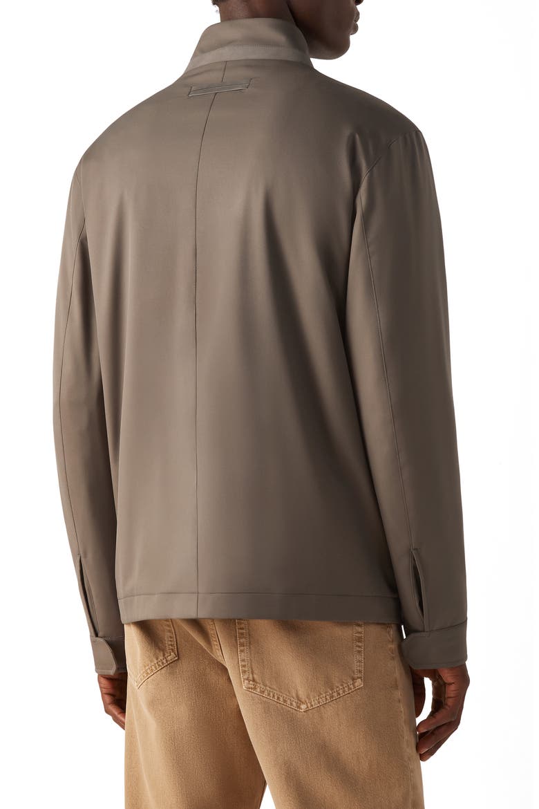 Microfiber Motorin 125cc Field Jacket, Alternate, color, DARK TAUPE