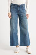 KUT from the Kloth Lily High Waist Raw Ankle Wide Leg Jeans