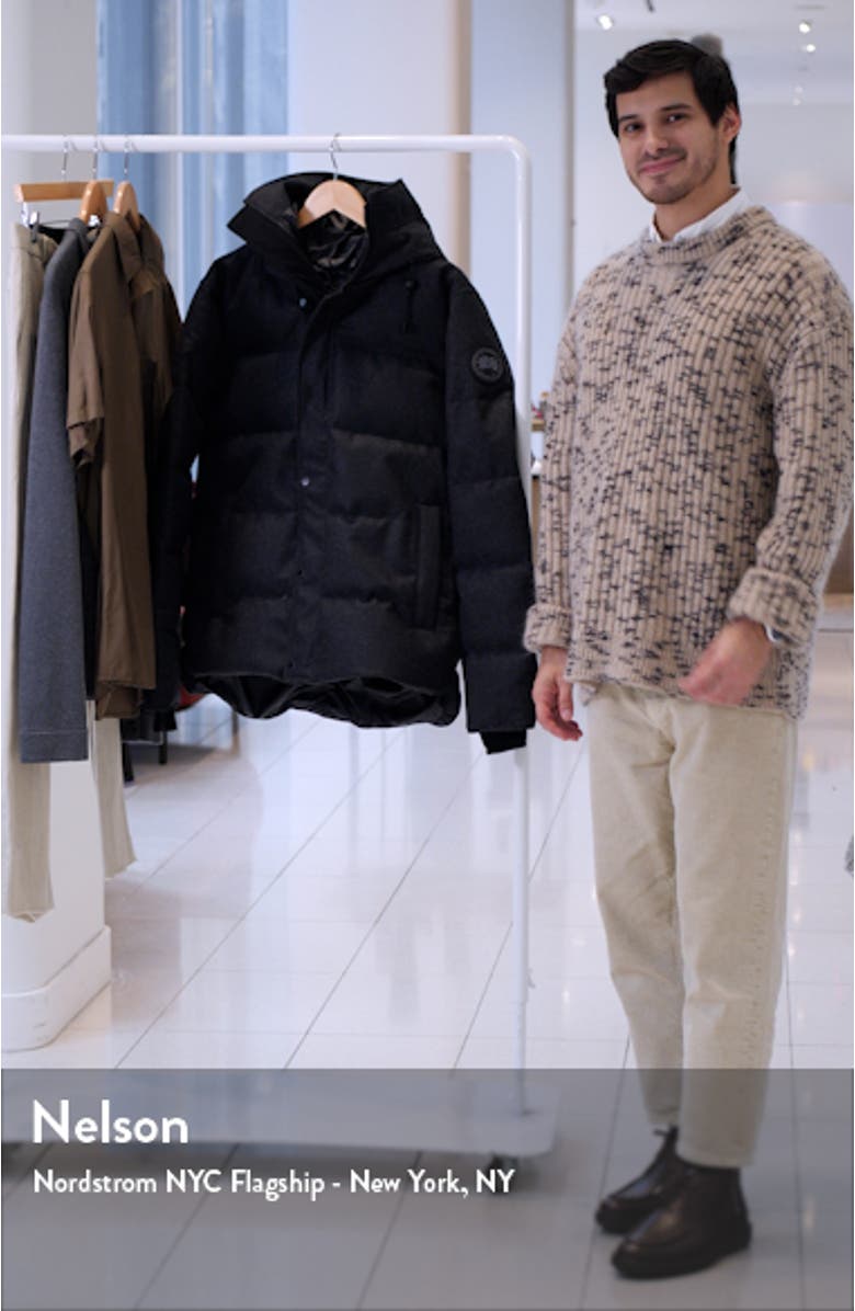 MacMillan Wool Blend 625 Fill Power Down Parka, sales video thumbnail