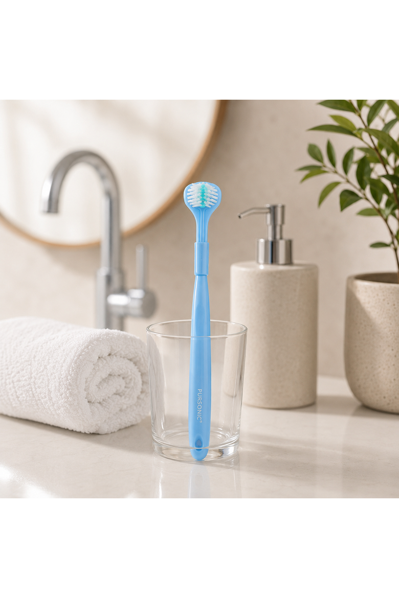 3D Tech 360° Full Coverage Toothbrush Set, Alternate, color, Blue