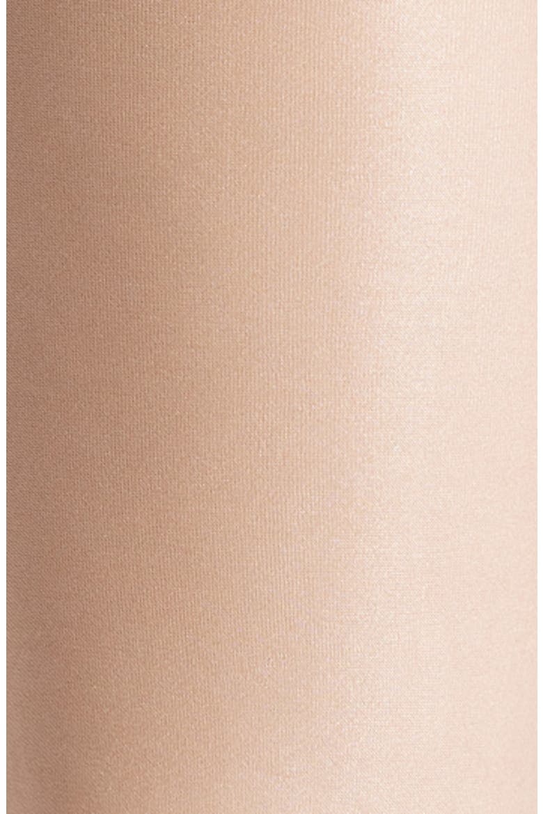 Liquid Metal High Waist Tights, Alternate, color, BEIGE