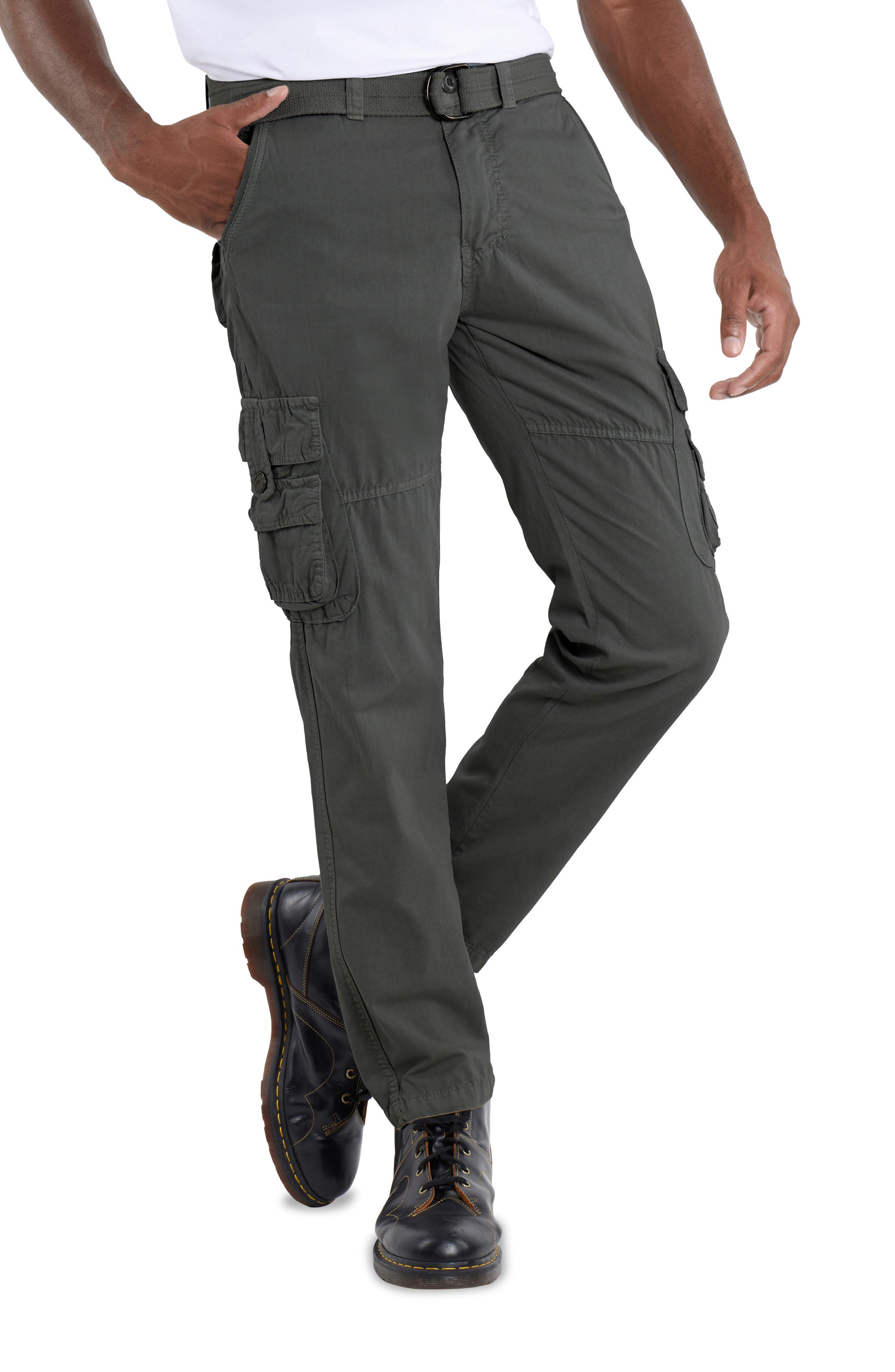 Utility Cotton Cargo Pants - image 3