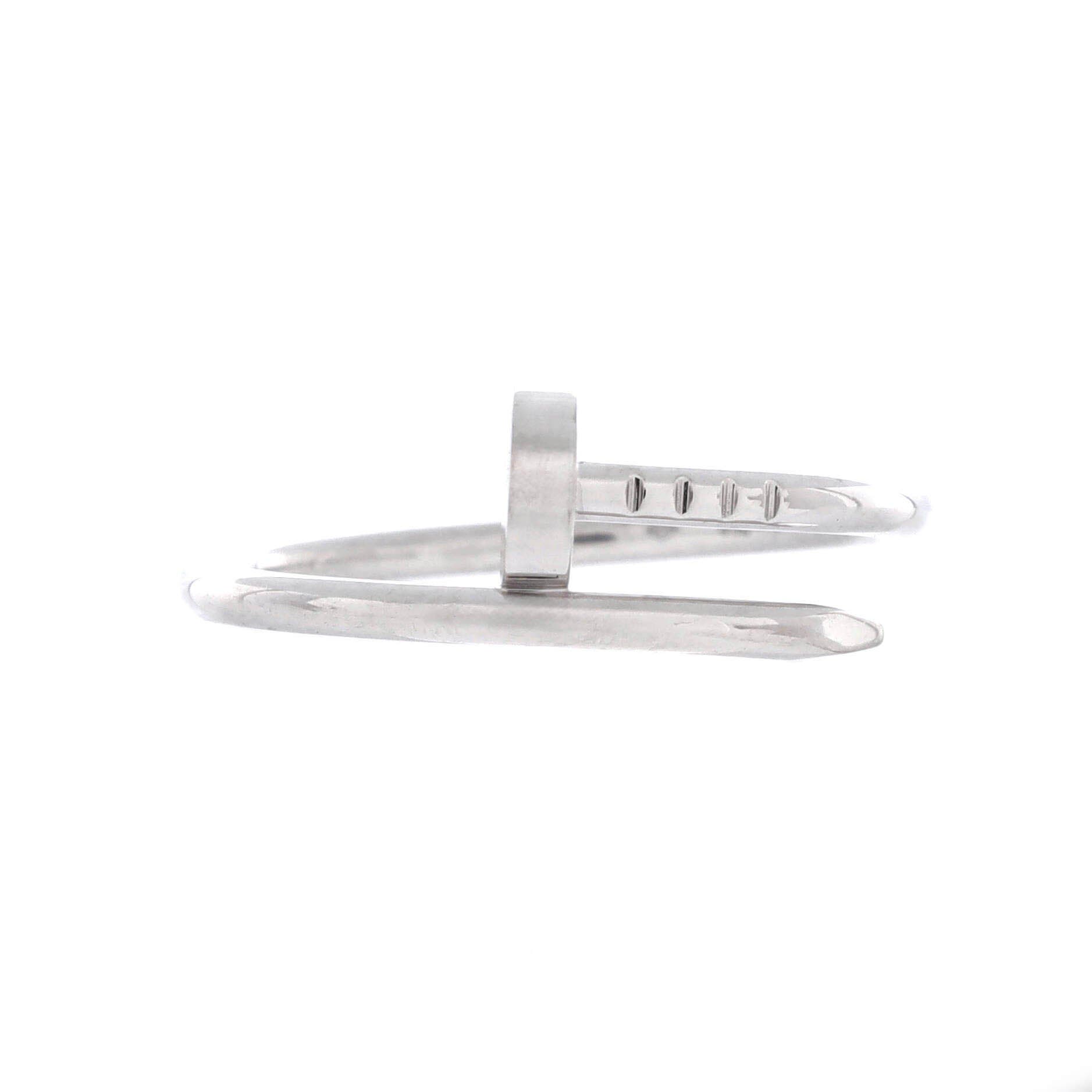 Juste un Clou Ring 18K White Gold Small, Main, color, Metallic Gold