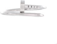 Pre-Owned Cartier Juste un Clou Ring 18K White Gold Small