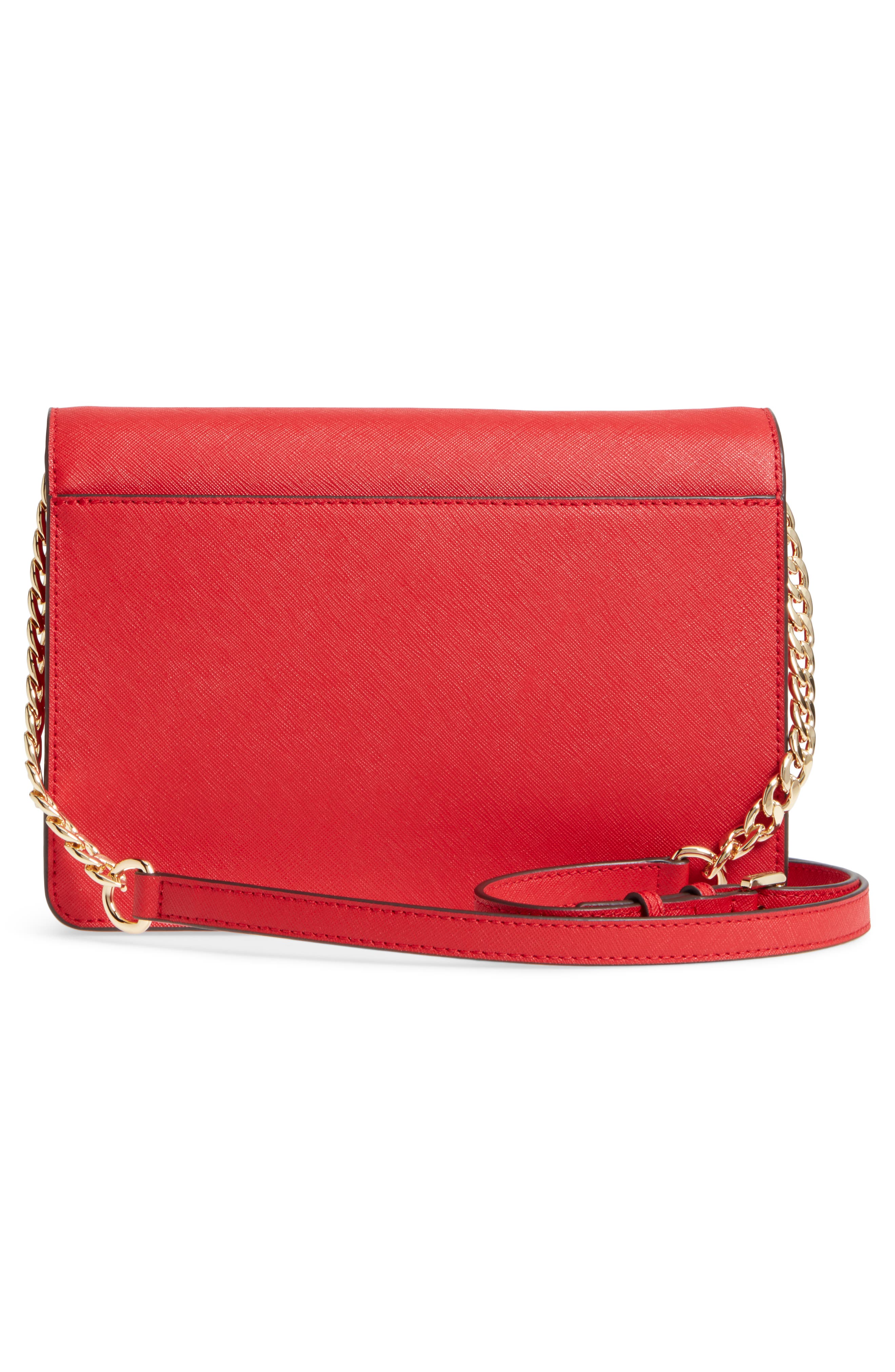 MICHAEL Michael Kors Large Daniela Leather Crossbody Bag, Alternate, color, 