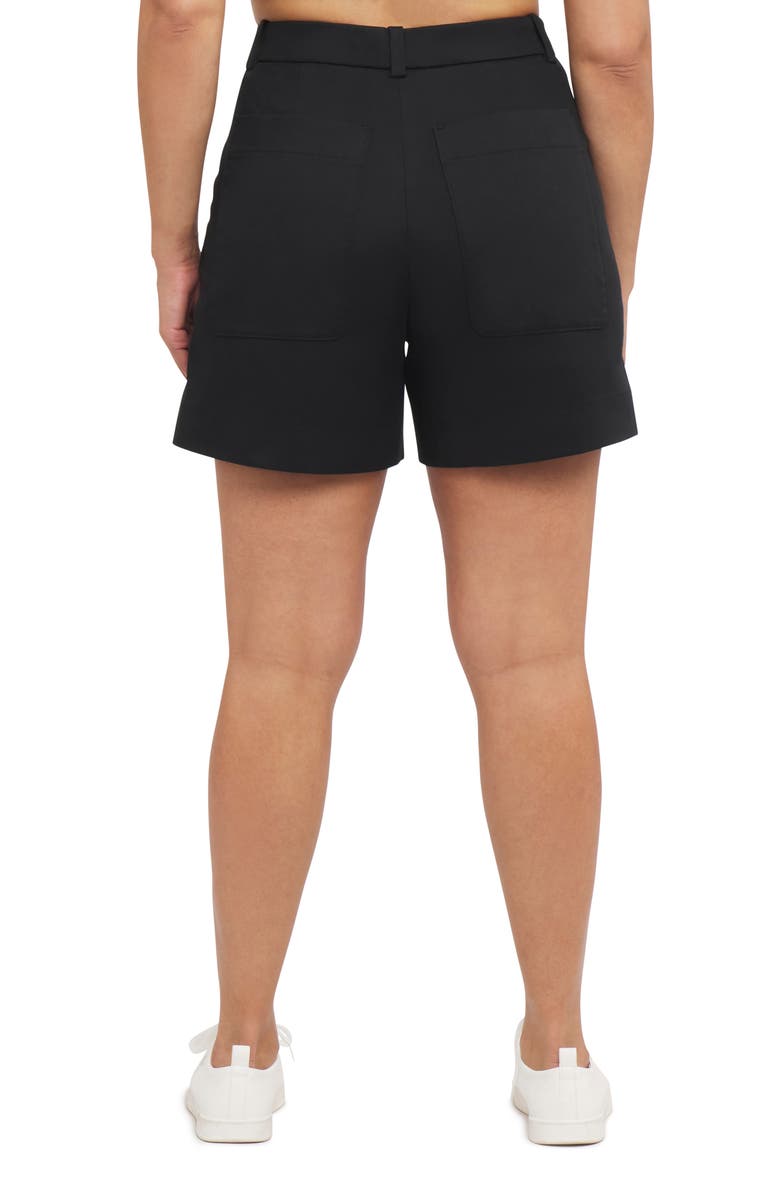 SPANX<sup>®</sup> SPANXsupersmooth<sup>™</sup> Stretch Twill Shorts, Alternate, color, Classic Black