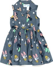 Disney Mickey Mouse & Friends Chambray Dress