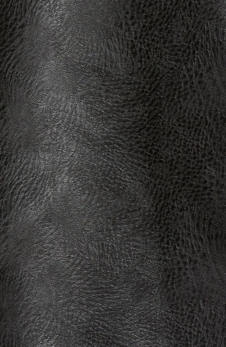 AZALEA WANG Studded Faux Leather Vest, Alternate, color, 