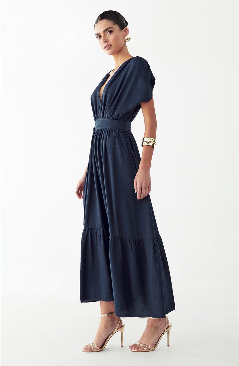 ST MRLO Este Midi Dress, Alternate, color, Navy Blue