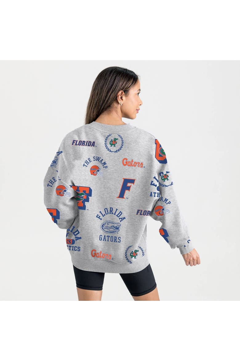 Women's Gameday Couture Gray Florida Gators Always on Repeat Fleece Sweatshirt, Alternate, color, Gray