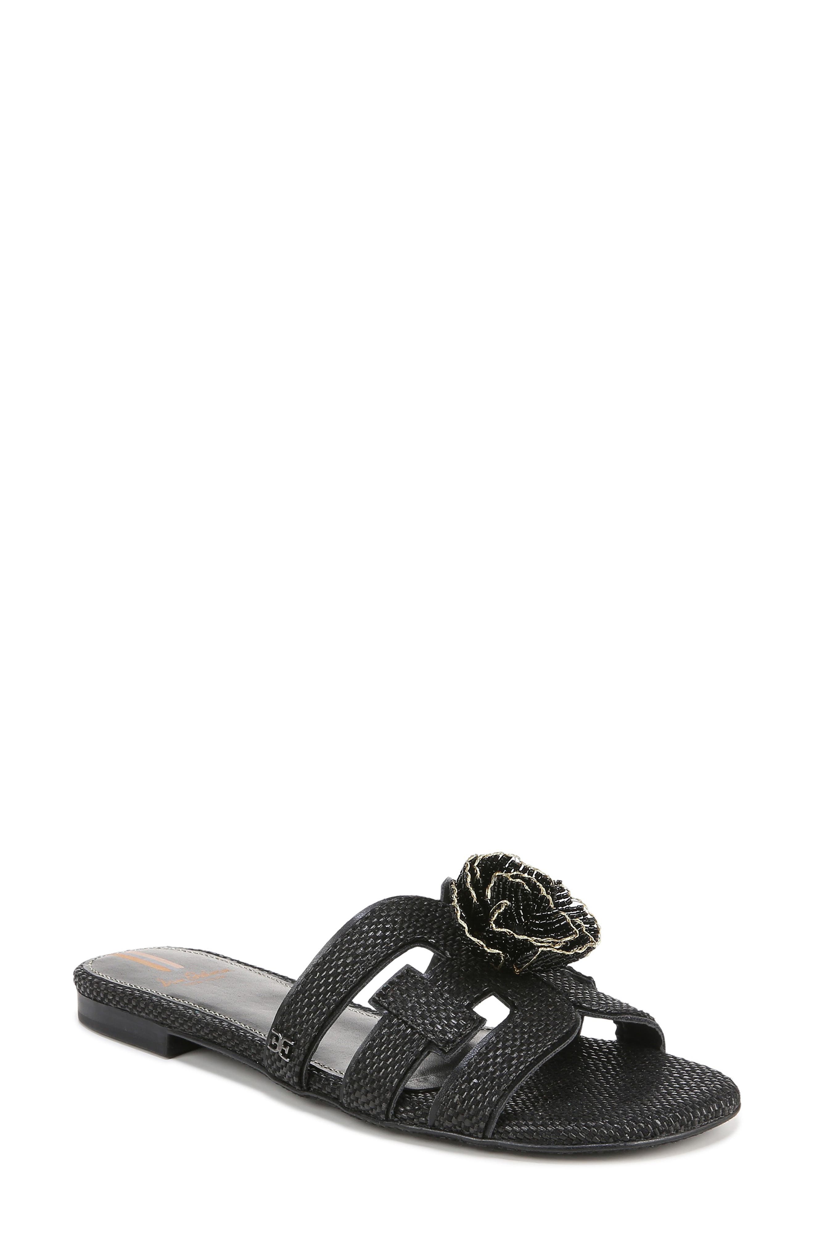 Sam Edelman Bay Flora Cutout Slide Sandal, Main, color, 